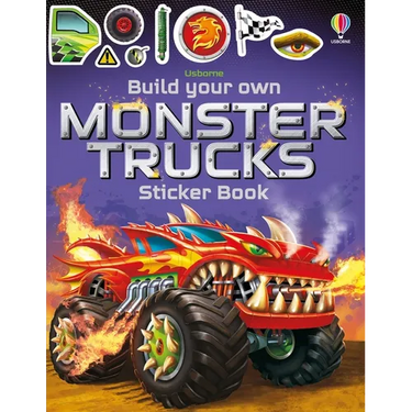 Build Your Own Monster Trucks Sticker Book