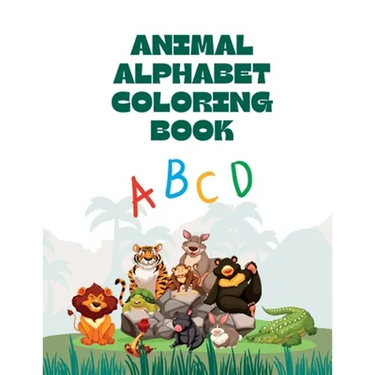 Animal Alphabet Coloring Book