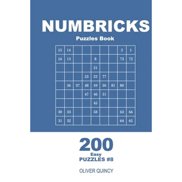 Numbricks Puzzles Book - 200 Easy Puzzles 9x9 (Volume 8)