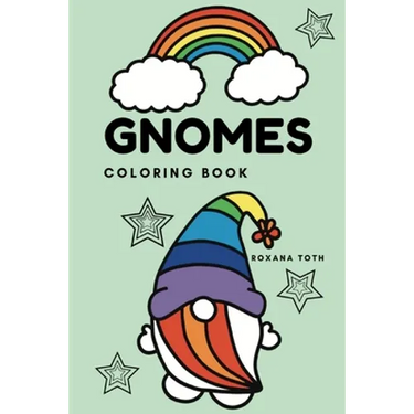 Gnomes Coloring Book: Cute design of gnomes for kids to color and have fun