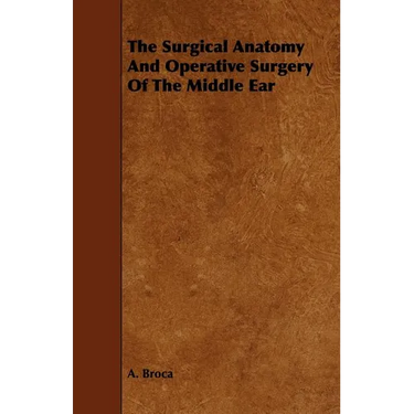 The Surgical Anatomy And Operative Surgery Of The Middle Ear