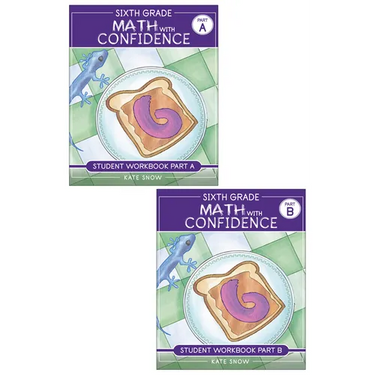 Sixth Grade Math with Confidence Student Workbook Bundle