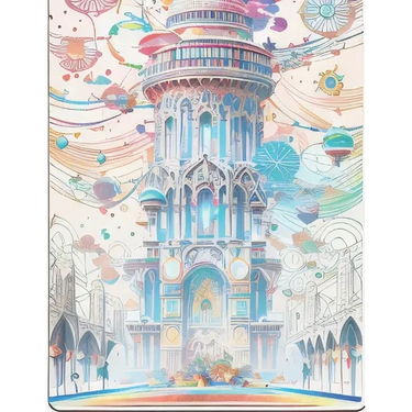 Beautiful Futures: A Solarpunk Coloring Book