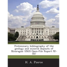 Preliminary Bibliography of the Geology and Mineral Deposits of Nicaragua: Usgs Open-File Report 92-547