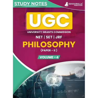 UGC NET Paper II Philosophy (Vol 4) Topic-wise Notes (English Edition) A Complete Preparation Study Notes with Solved MCQs