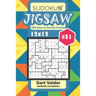 Sudoku Jigsaw - 200 Easy to Normal Puzzles 12x12 (Volume 31)