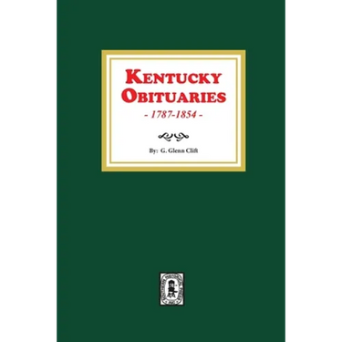 Kentucky Obituaries, 1787-1854
