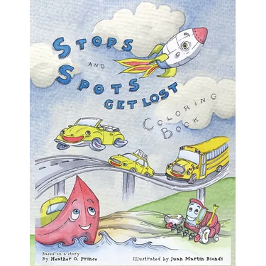 Stops and Spots Get Lost Coloring Book