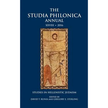 The Studia Philonica Annual XXVIII, 2016: Studies in Hellenistic Judaism