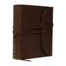 NKJV, Journal the Word Bible, Large Print, Premium Leather, Brown, Red Letter Edition: Reflect, Journal, or Create Art Next to Your Favorite Verses