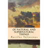 Of Natural and Supernatural Things
