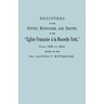 Registers of the Births, Marriages, and Deaths of the Eglise Francoise a la Nouvelle York, from 1688 to 1804