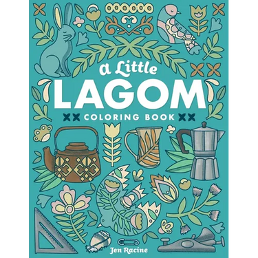 A Little Lagom Coloring Book: Scandinavian Inspired Balance & Harmony