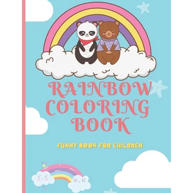 Rainbow Coloring Book: Funny Book for Children: For Kids Ages 4-8, 8-12 (US Edition) 8.5 in x 11 in 30 Cool Pages