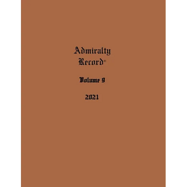 Admiralty Record(R) Volume 9 (2021)