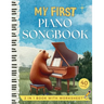 My First Piano Songbook - Easy Sheet Music for Kids and Beginners: Letter Name in Big Notehead, Fingering, Hand Position Chart, Music Theory Worksheet