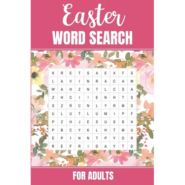 Easter Word Search for Adults: Christian Crossword for Adults Cross Words Puzzle Book Word Search Large Print