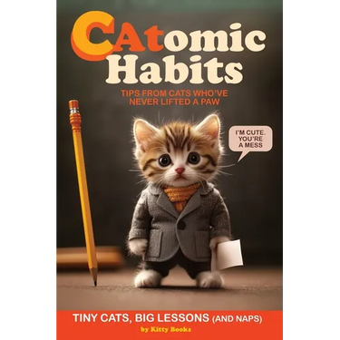 CAtomic Habits: Atomic Habits, Big Results (But Mostly Cute Kitties Photos) Gift for Cat Lovers