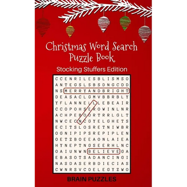 Christmas Word Search Puzzle Book: Stocking Stuffers Edition: Great Gift for Kids and Adults!