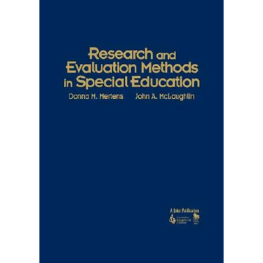 Research and Evaluation Methods in Special Education