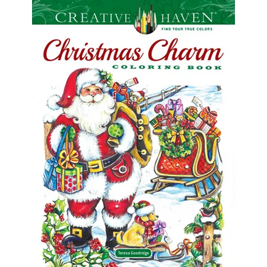 Creative Haven Christmas Charm Coloring Book
