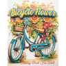 Bicycle Flower Adult Coloring Book: Pedal into Relaxation with Floral Art