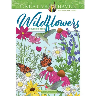Creative Haven Wildflowers Coloring Book