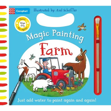 Farm Magic Painting: Just Add Water to Paint Again and Again!