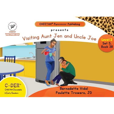 C-DER (Cheetah Decodable & Early Readers) Set 5, Book 38, Visiting Aunt Jen and Uncle Joe