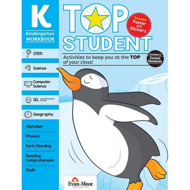 Top Student, Kindergarten Workbook