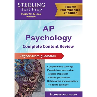 Sterling Test Prep AP Psychology: Complete Content Review for AP Psychology Exam