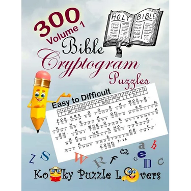 Bible Cryptograms, Volume 1: 300 Puzzles