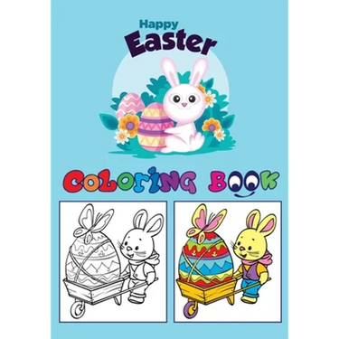 Happy Easter Coloring Book