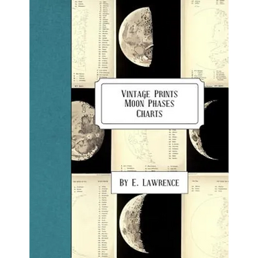 Vintage Prints: Moon Phases: Charts