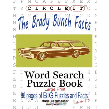Circle It, The Brady Bunch Facts, Word Search, Puzzle Book