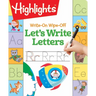 Write-On Wipe-Off Let's Write Letters: Handwriting Practice for Kids Learning to Write, Dry-Erase Lettering Workbook for Ages 3-6