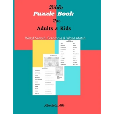 Bible Puzzle Book For Adult and Kids