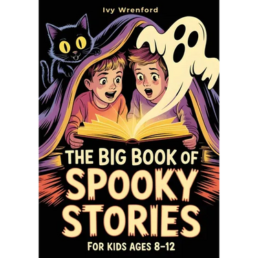 The Big Book of Spooky Stories for Kids Ages 8-12: Halloween Stories with Ghosts, Monsters, and Life Lessons - A Unique Gift for Curious Kids Who Love