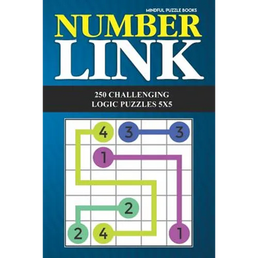 Number Link: 250 Challenging Logic Puzzles 5x5
