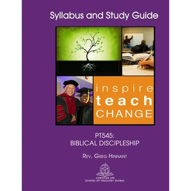 Pt545: Biblical Discipleship
