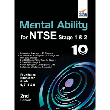 Mental Ability for NTSE & Olympiad Exams for Class 10 (Quick Start for Class 6, 7, 8, & 9) 2nd Edition