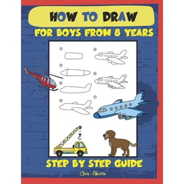 How to draw for boys from 8 years: Step by step guide