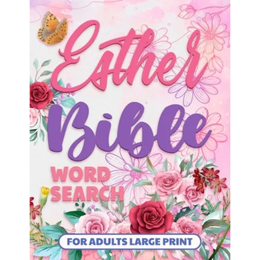 Esther Bible Word Search Books for Adults Large Print: Bible Word Find, Puzzle for Seniors with Dementia
