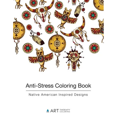 Anti-Stress Coloring Book: Native American Inspired Designs