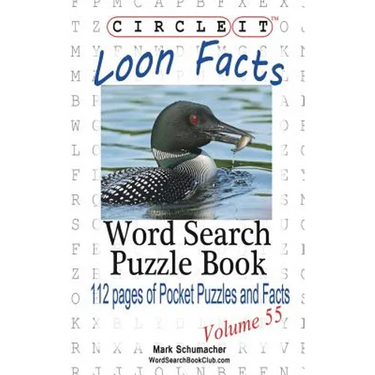 Circle It, Loon Facts, Word Search, Puzzle Book