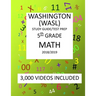 5th Grade WASHINGTON WASL, MATH, Test Prep: 2019: 5th Grade Washington Assessment of Student Learning MATH Test prep/study guide