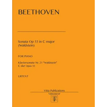 Sonata op 53 in C major: Waldstein. Urtext