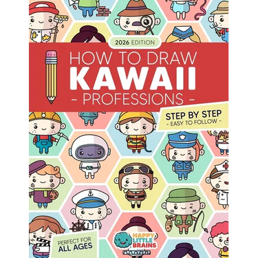 How to Draw Kawaii Professions: 101 Super Cute People to Draw with Fun and Easy Step-by-Step Lessons