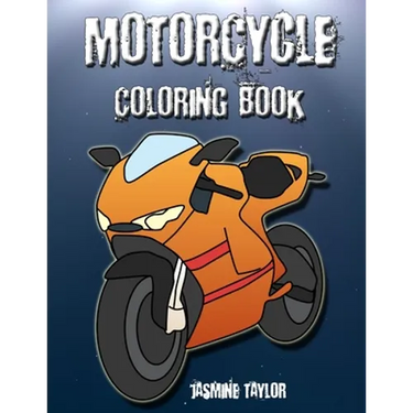 Motorcycle Coloriong Book