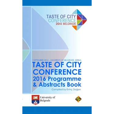 Taste of City Conference 2016 Programme & Abstracts Book
